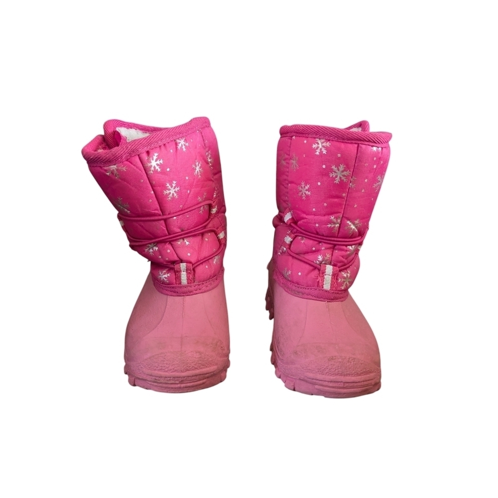 Toddler Girl Insulated Waterproof Snow Winter Boots 8 - Picture 2 of 8